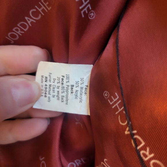 80's Y2K Jordache Faux Fur Coat Size Medium/Large - Picture 14 of 14